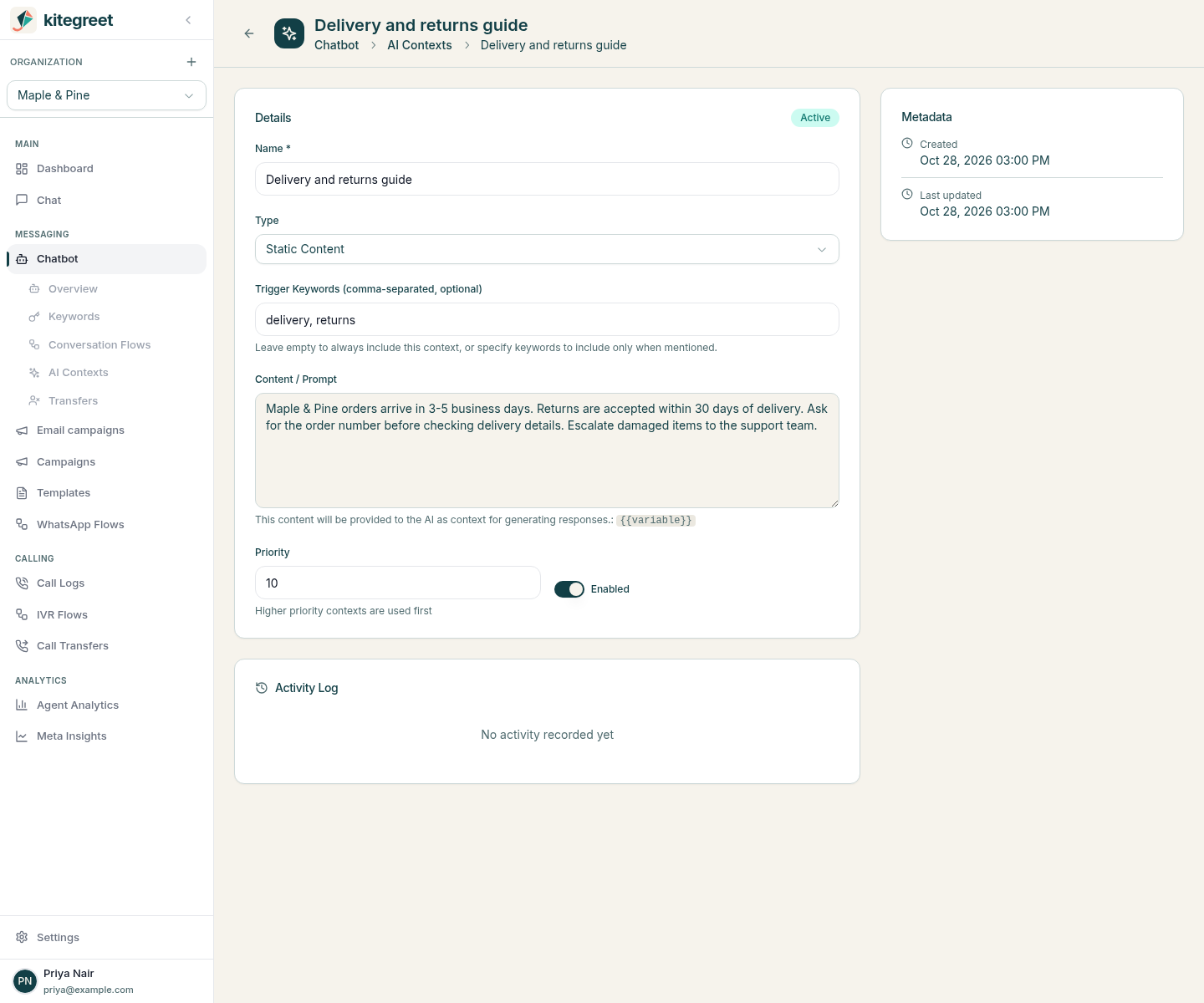 AI Context Editor