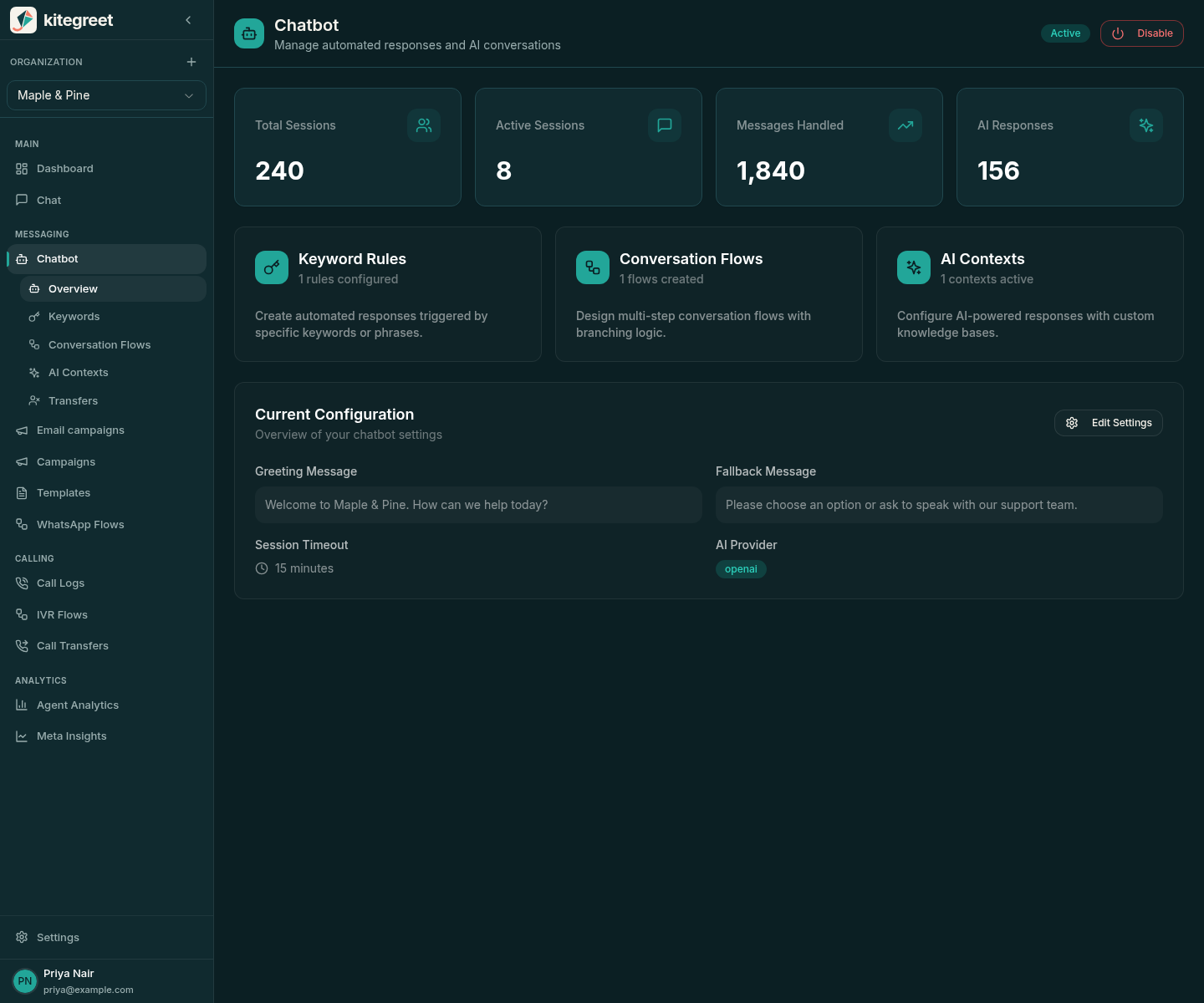 Chatbot Overview